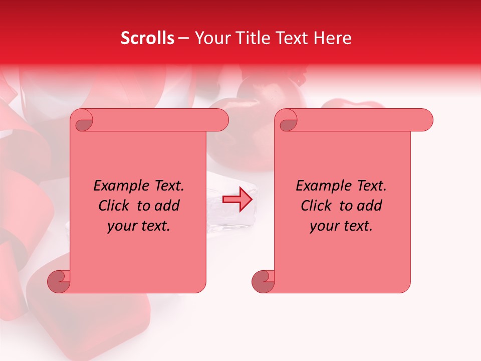 Space Love Bow PowerPoint Template