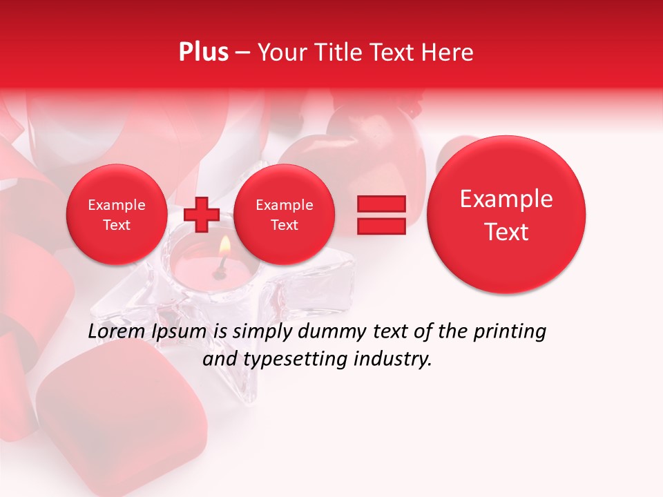 Space Love Bow PowerPoint Template