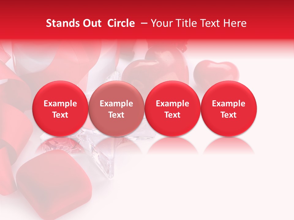 Space Love Bow PowerPoint Template