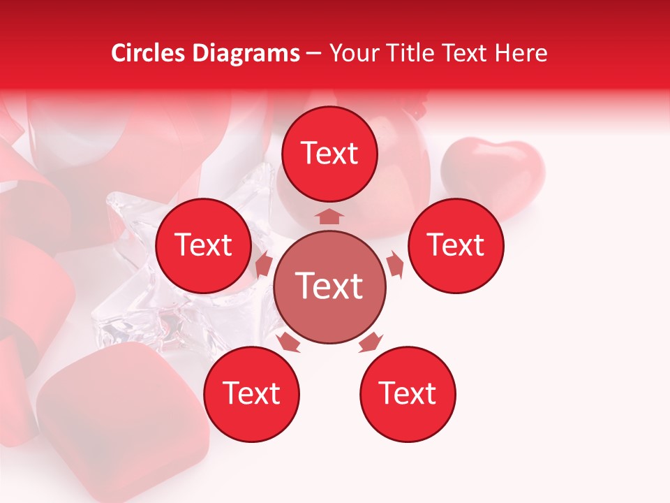 Space Love Bow PowerPoint Template