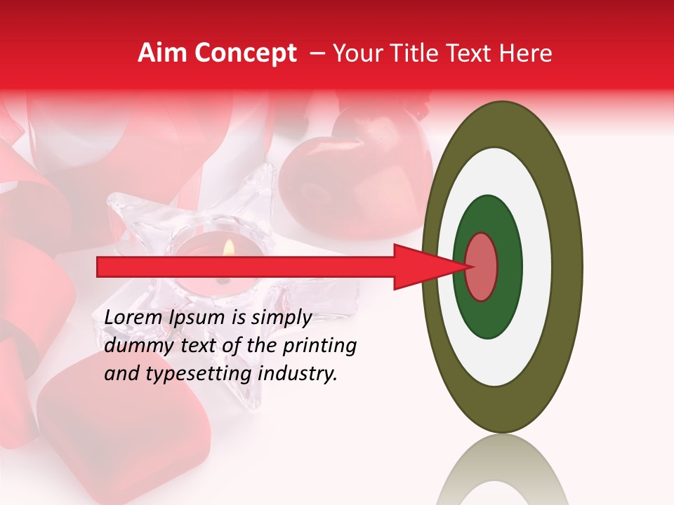 Space Love Bow PowerPoint Template