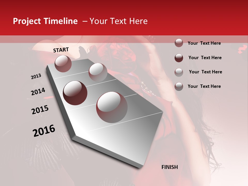 Diwa Fashion Flower PowerPoint Template