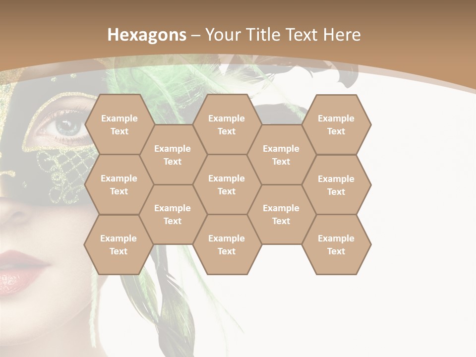 Green Glamour Awe PowerPoint Template