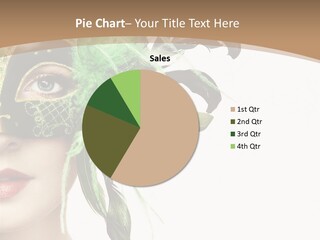 Green Glamour Awe PowerPoint Template