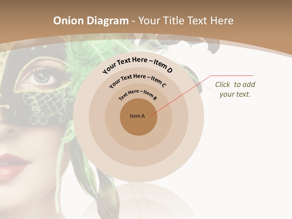 Green Glamour Awe PowerPoint Template