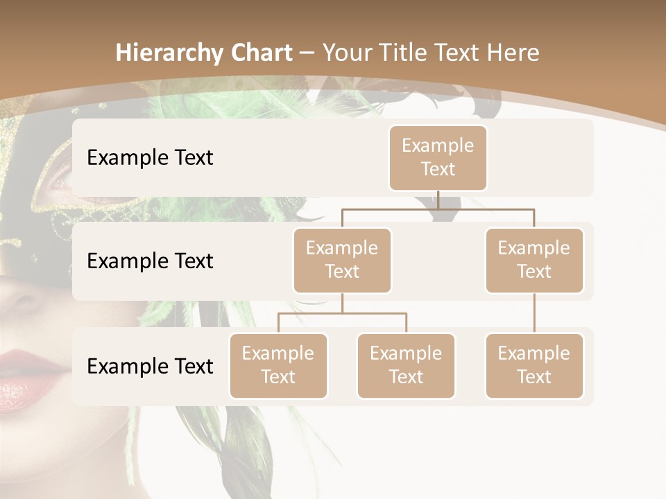 Green Glamour Awe PowerPoint Template