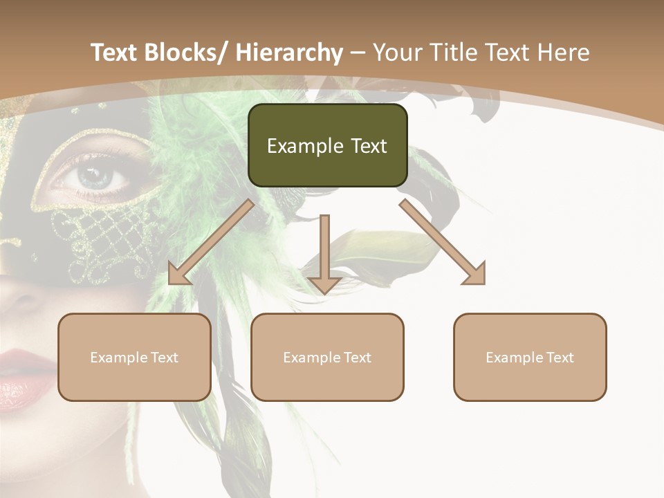 Green Glamour Awe PowerPoint Template