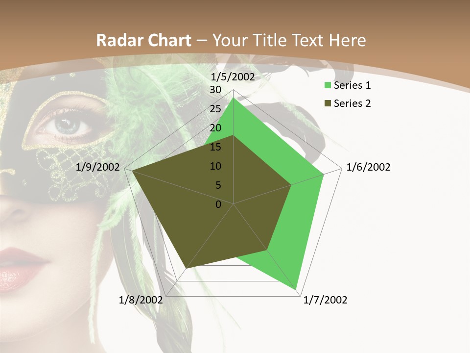 Green Glamour Awe PowerPoint Template