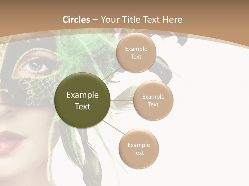 Green Glamour Awe PowerPoint Template