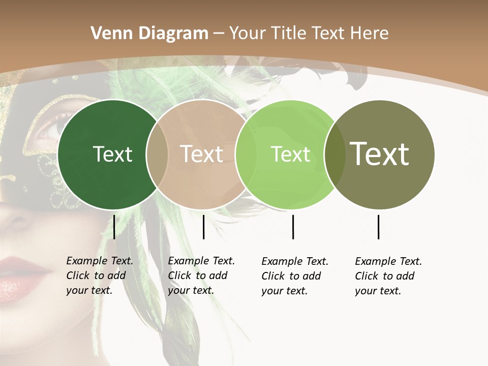 Green Glamour Awe PowerPoint Template