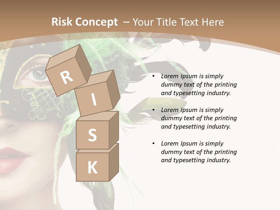 Green Glamour Awe PowerPoint Template