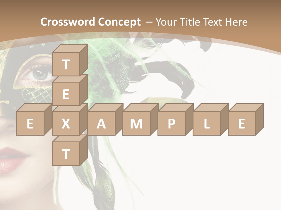 Green Glamour Awe PowerPoint Template