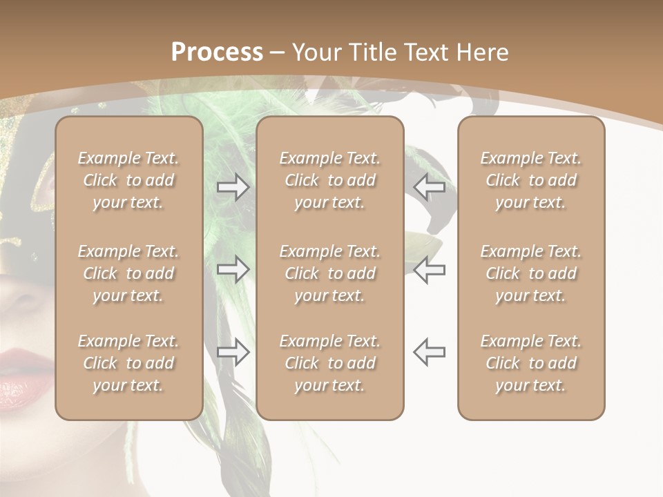 Green Glamour Awe PowerPoint Template