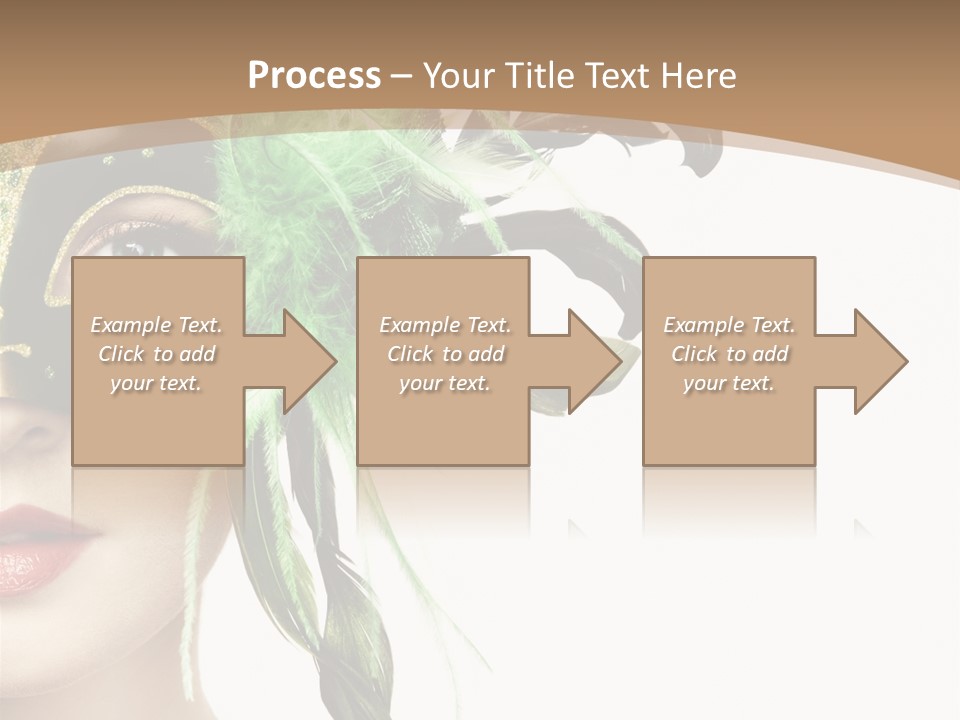 Green Glamour Awe PowerPoint Template