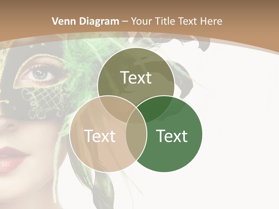 Green Glamour Awe PowerPoint Template