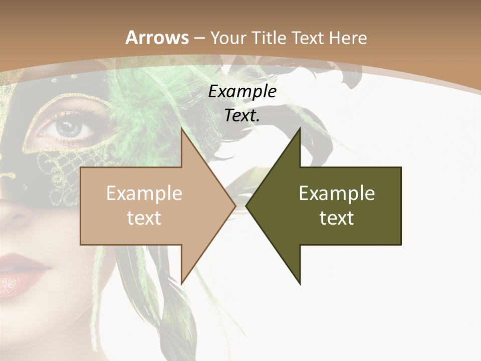 Green Glamour Awe PowerPoint Template