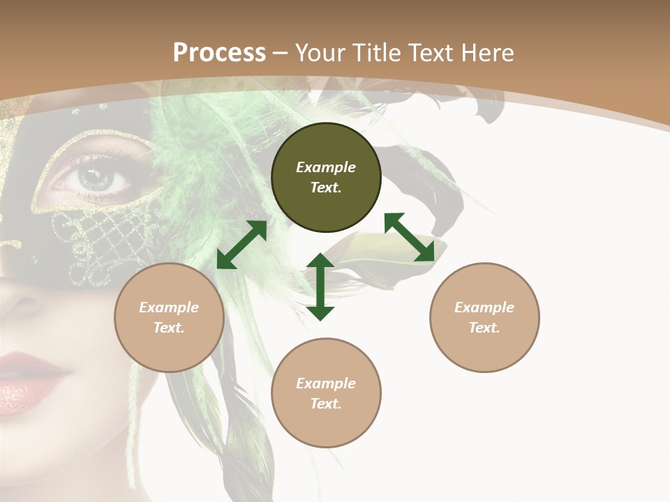 Green Glamour Awe PowerPoint Template