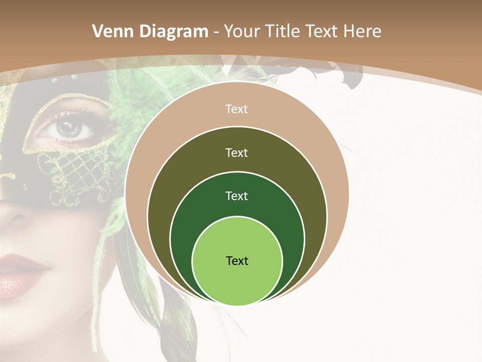 Green Glamour Awe PowerPoint Template