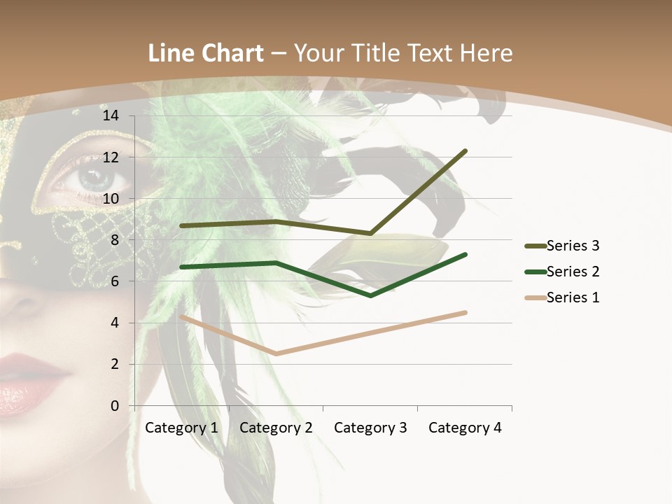 Green Glamour Awe PowerPoint Template