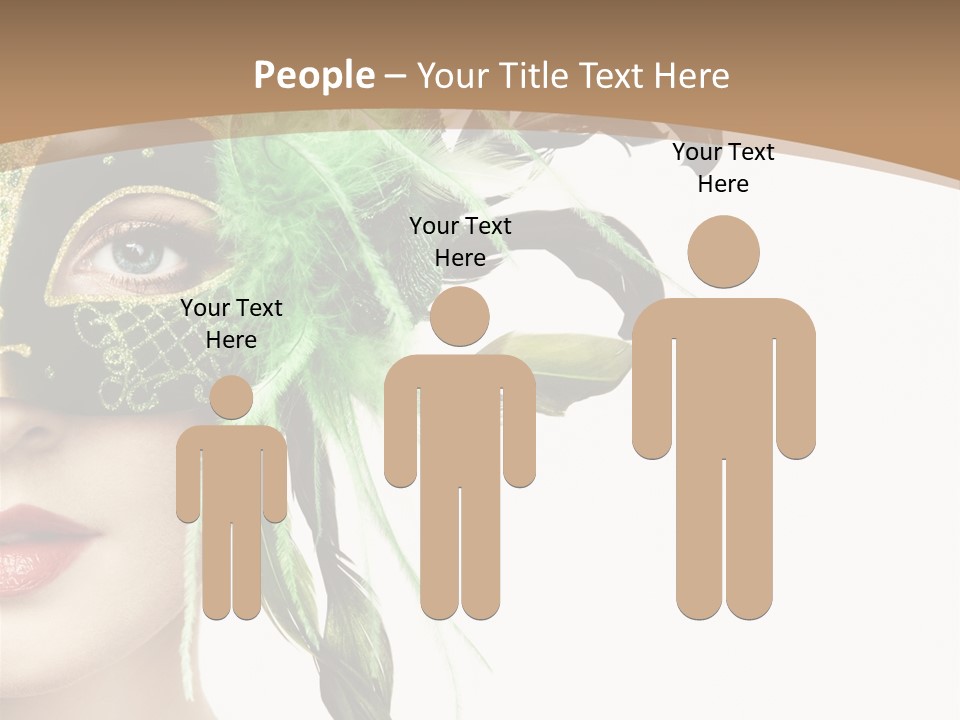 Green Glamour Awe PowerPoint Template