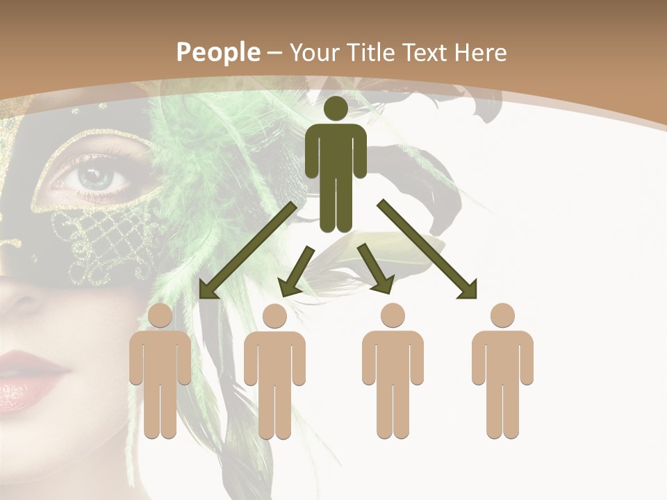 Green Glamour Awe PowerPoint Template