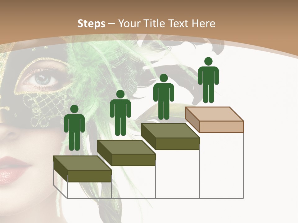 Green Glamour Awe PowerPoint Template