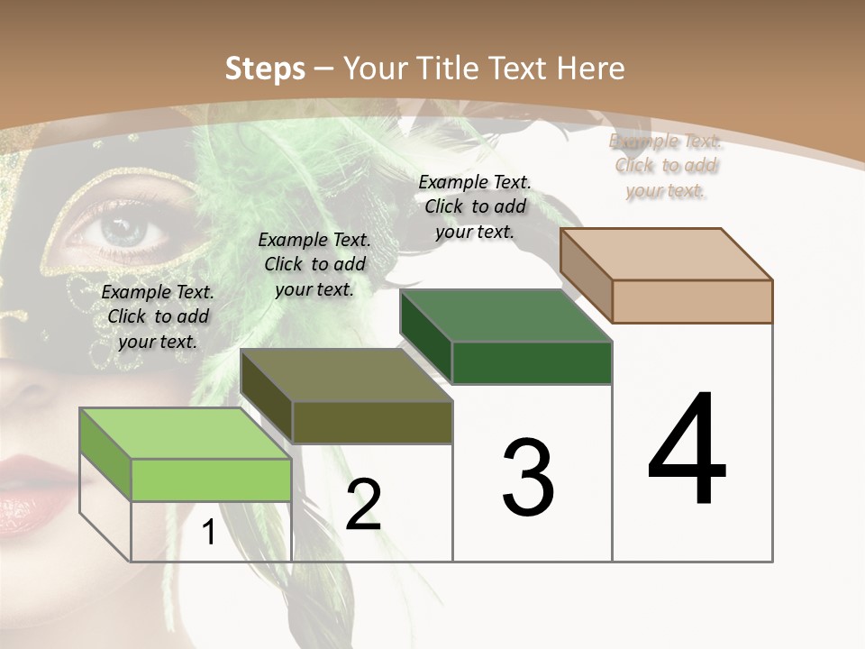 Green Glamour Awe PowerPoint Template