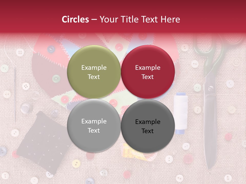 Craft Texture Fashion PowerPoint Template