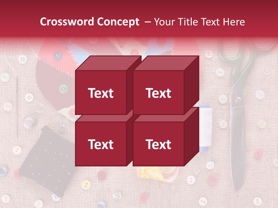 Craft Texture Fashion PowerPoint Template