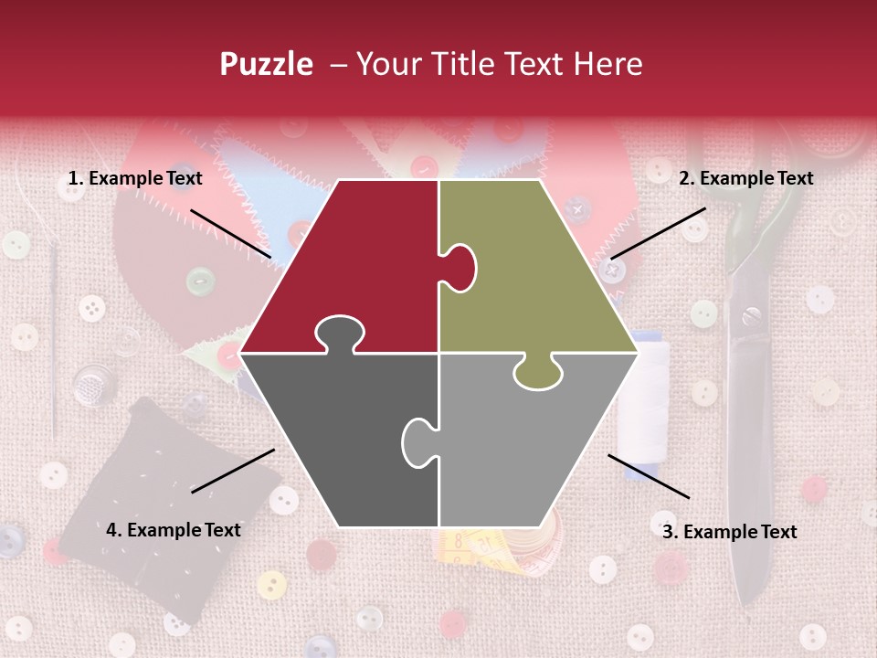 Craft Texture Fashion PowerPoint Template