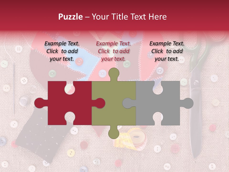 Craft Texture Fashion PowerPoint Template