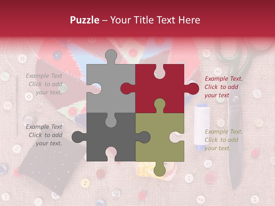 Craft Texture Fashion PowerPoint Template