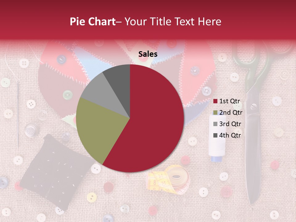 Craft Texture Fashion PowerPoint Template