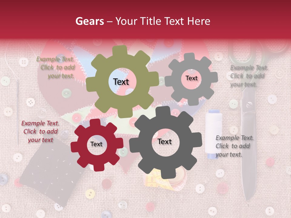 Craft Texture Fashion PowerPoint Template