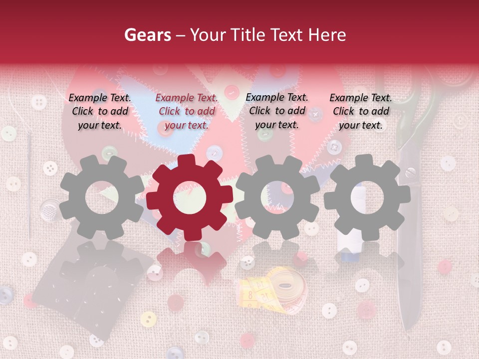 Craft Texture Fashion PowerPoint Template