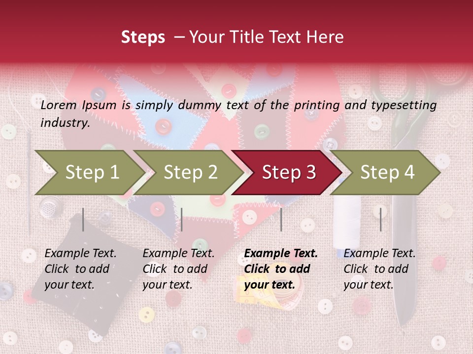 Craft Texture Fashion PowerPoint Template