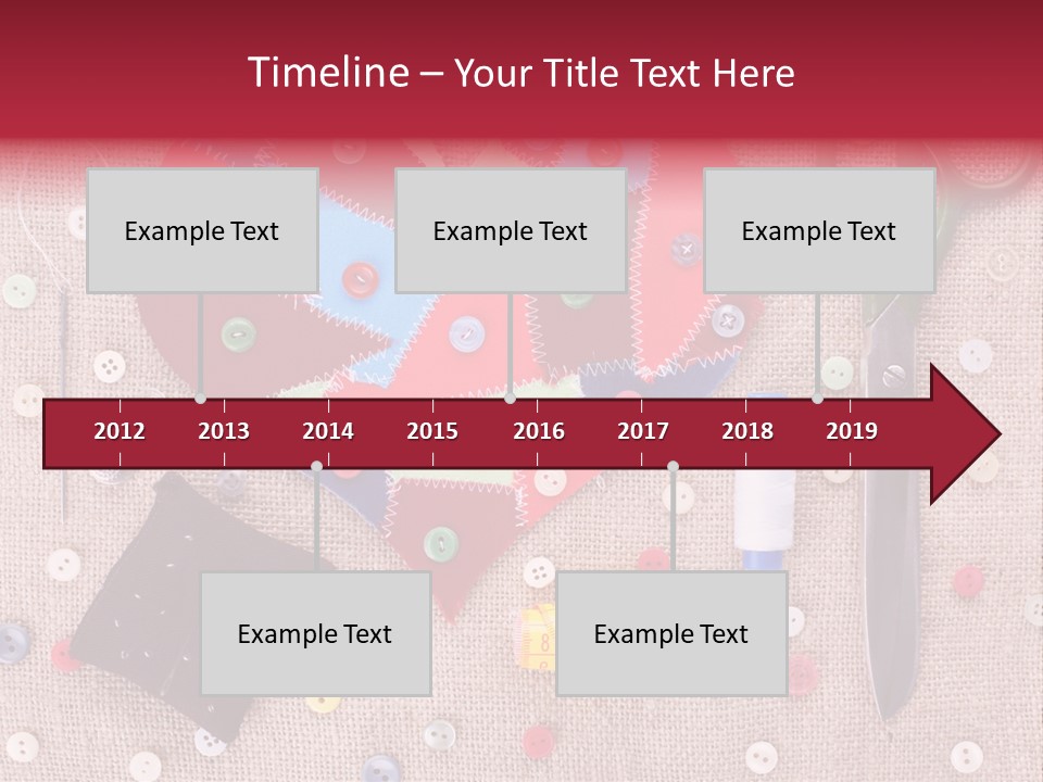 Craft Texture Fashion PowerPoint Template