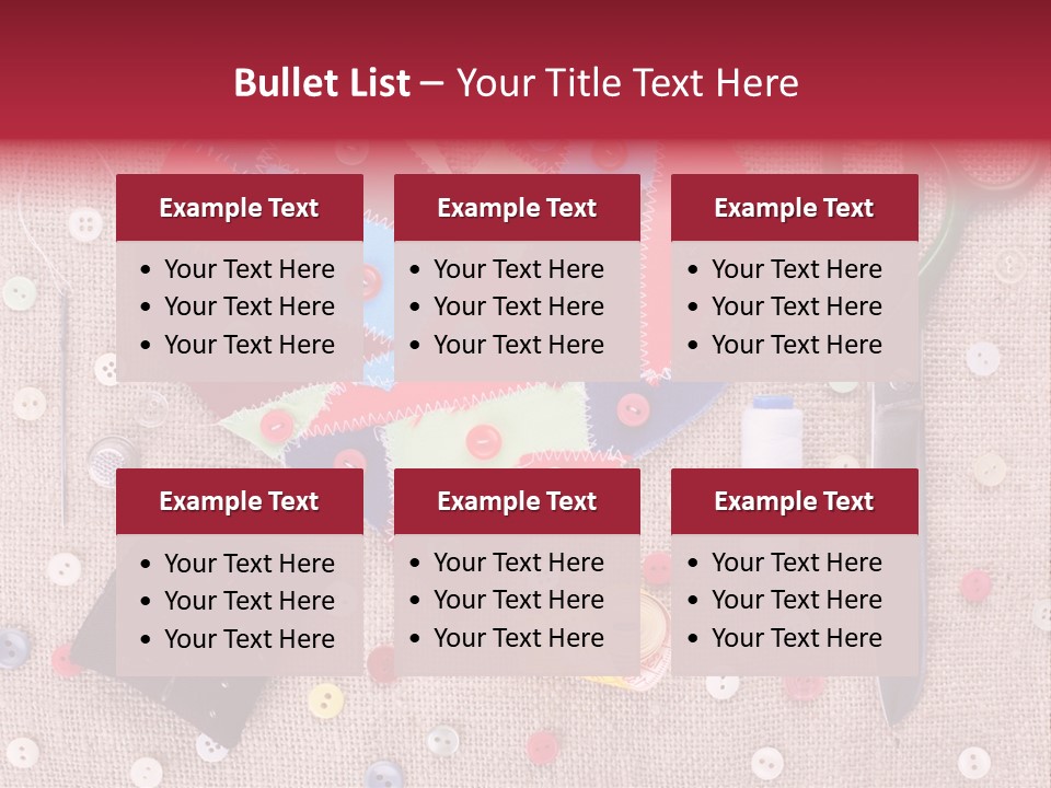 Craft Texture Fashion PowerPoint Template