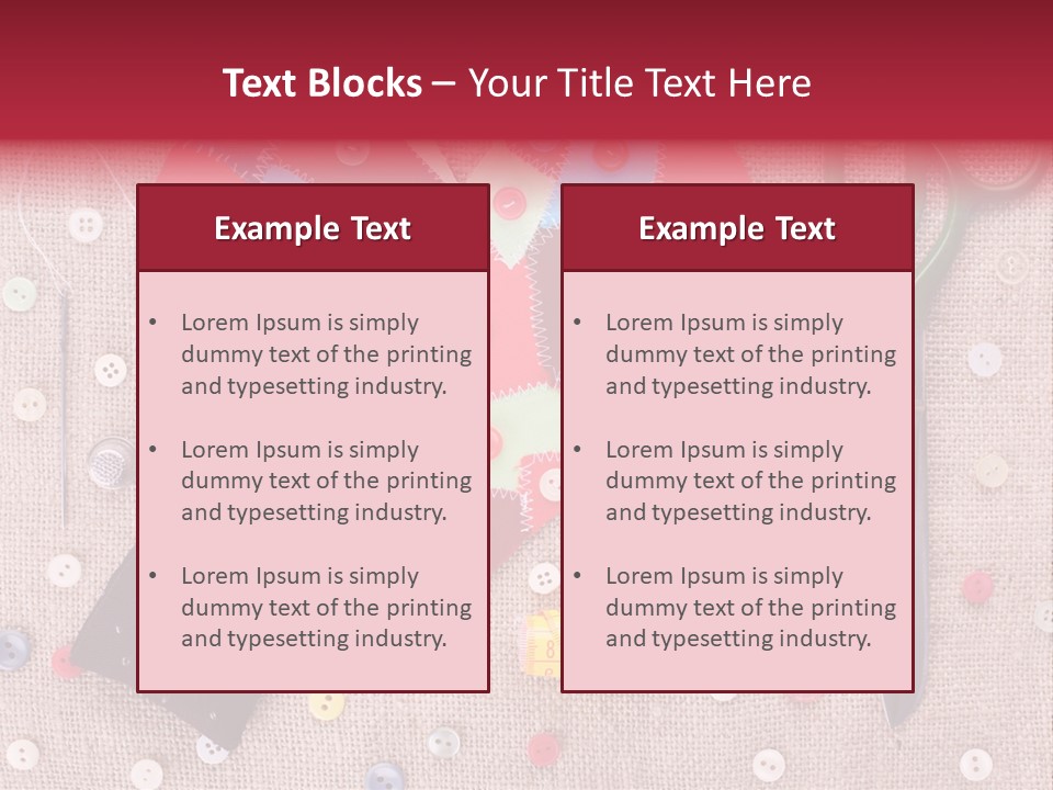 Craft Texture Fashion PowerPoint Template