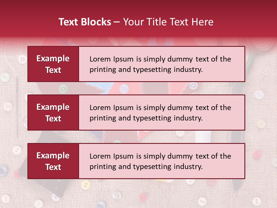 Craft Texture Fashion PowerPoint Template