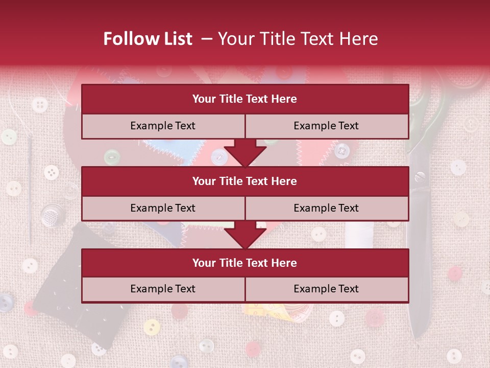 Craft Texture Fashion PowerPoint Template