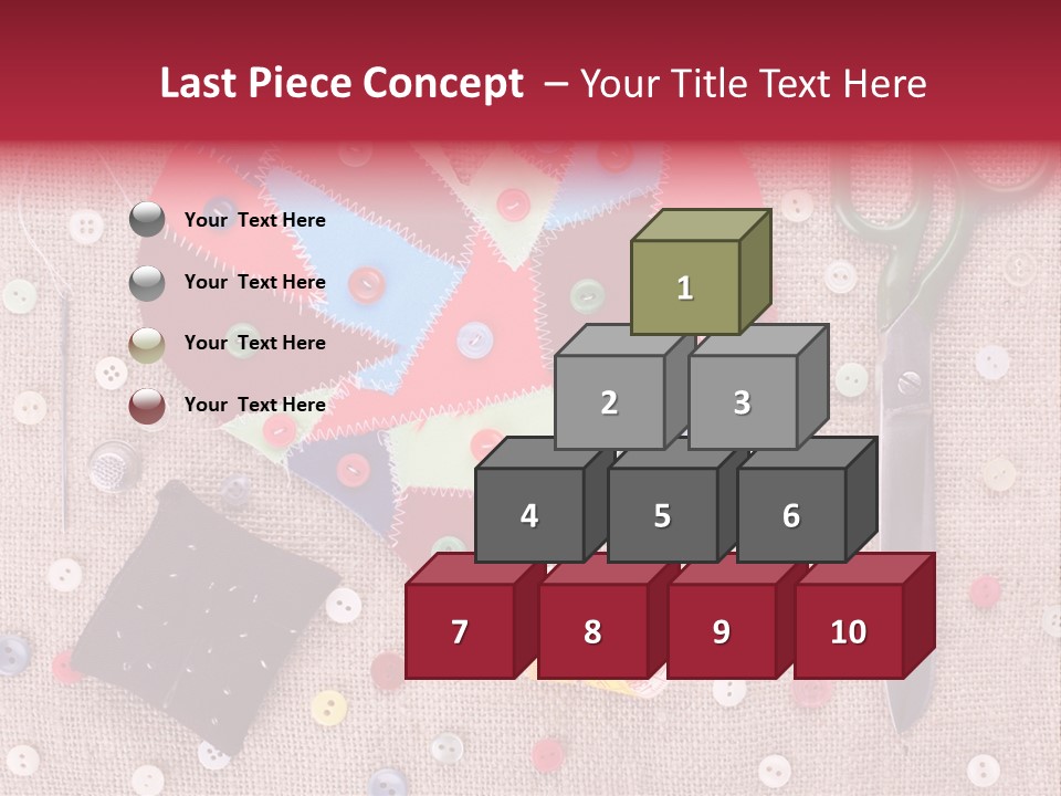 Craft Texture Fashion PowerPoint Template