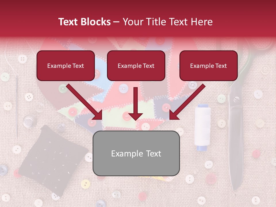 Craft Texture Fashion PowerPoint Template