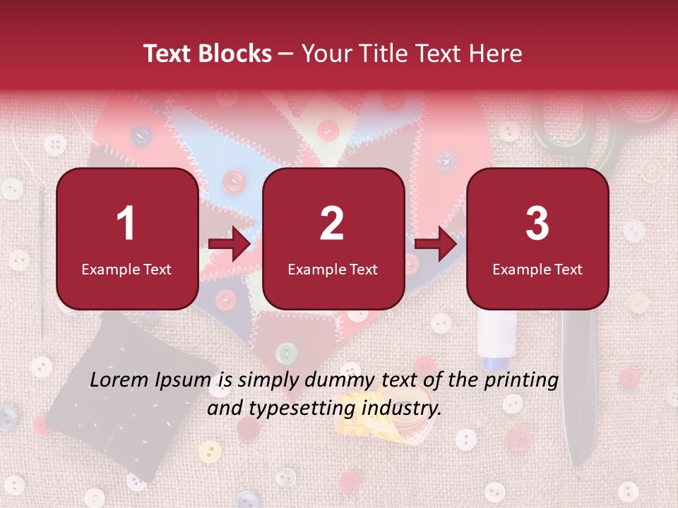 Craft Texture Fashion PowerPoint Template