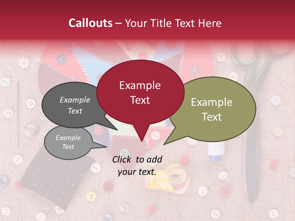 Craft Texture Fashion PowerPoint Template