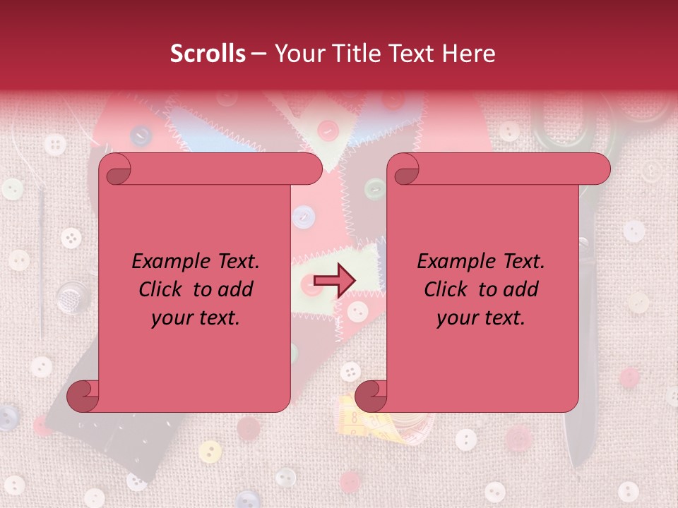 Craft Texture Fashion PowerPoint Template