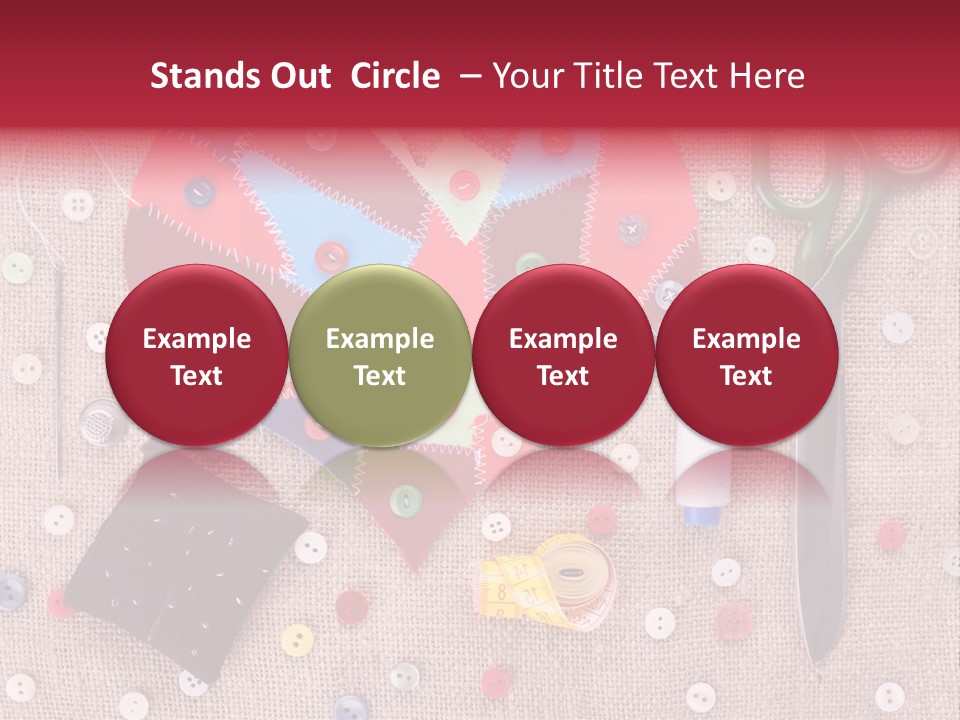 Craft Texture Fashion PowerPoint Template