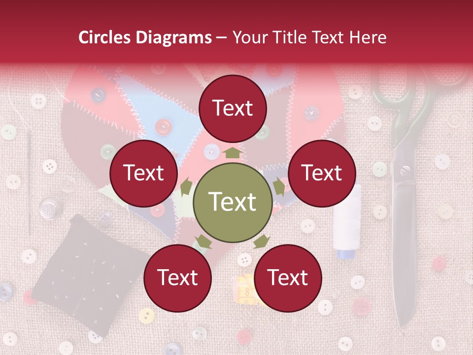 Craft Texture Fashion PowerPoint Template