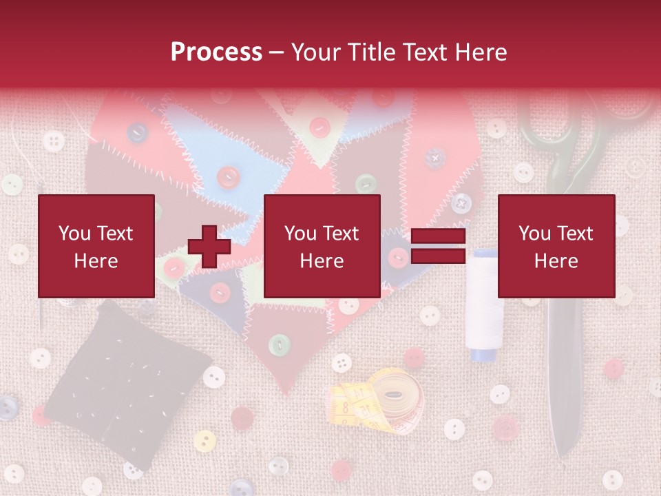 Craft Texture Fashion PowerPoint Template