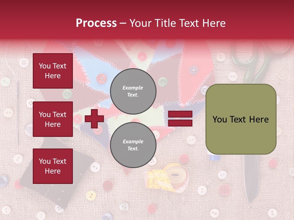 Craft Texture Fashion PowerPoint Template